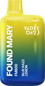 Vapes Bars Found Mary 600Blue Razz Lemon